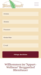Mobile Screenshot of berggasthof-bliembauer.at